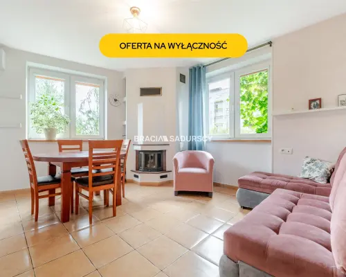 3 pokoje z ogrodem 130 m² i kominkiem