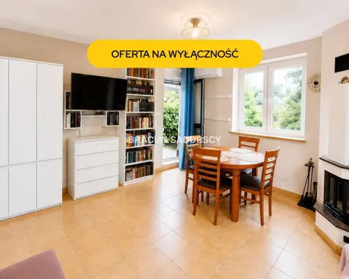 3 pokoje z ogrodem 130 m² i kominkiem