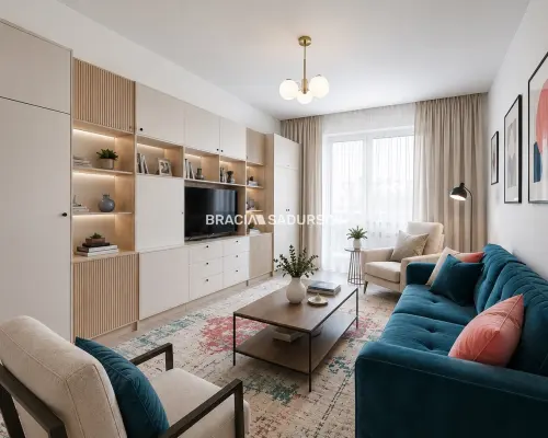 2 pok| 44,5m² |balkon |duża piwnica|ul. Komandosów