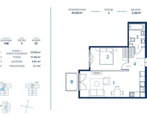 Gotowa inwestycja - metraże od 39 m2, Kraków
