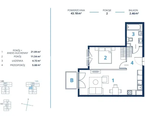 Gotowa inwestycja - metraże od 39 m2, Kraków