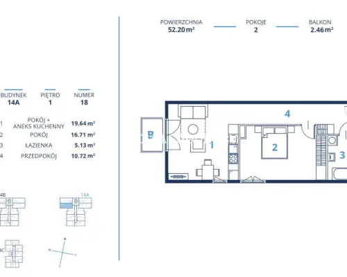 Gotowa inwestycja - metraże od 39 m2, Kraków