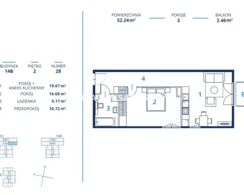 Gotowa inwestycja - metraże od 39 m2, Kraków
