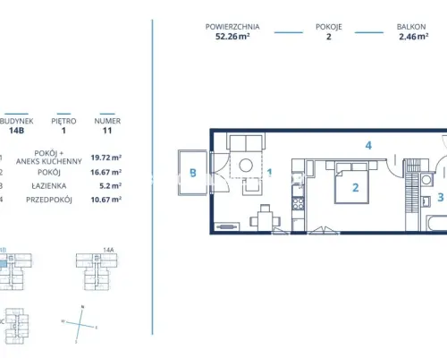 Gotowa inwestycja - metraże od 39 m2, Kraków