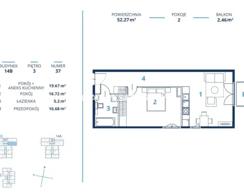 Gotowa inwestycja - metraże od 39 m2, Kraków