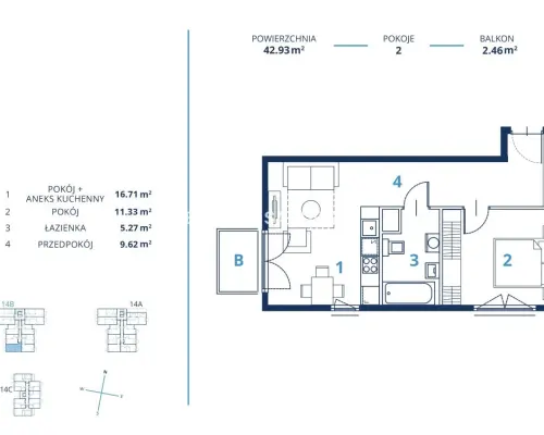 Gotowa inwestycja - metraże od 39 m2, Kraków
