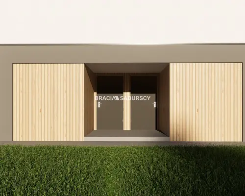 3pok.65m2 dwupoziomowe/nowoczesna bryła budynku