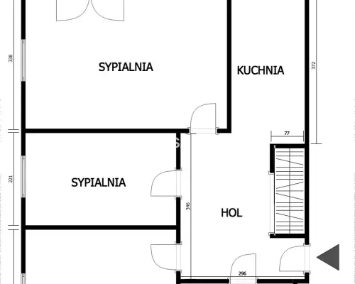 3 pokoje + balkon, 56 m² – idealne na start!