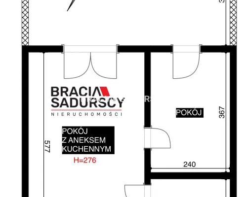 2 pokoje | 33 m² | ogródek 22 m² |garaż