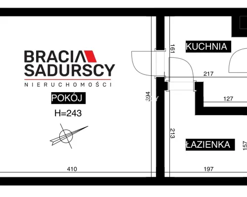 Kawalerka w Nowej Hucie | 24m2 | os. Słoneczne