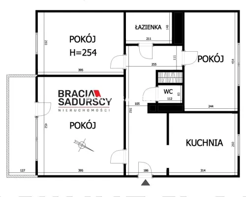 REZERWACJA - Oddzielna kuchnia, miejsce parkingowe