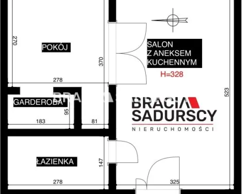 Dwupokojowy apartament z historycznym charakterem