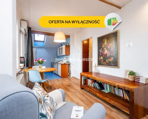 27m2 z piwnicą, klimatyzacją i widokiem na Kopiec