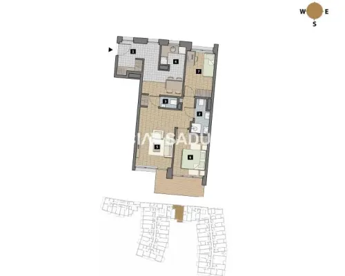 Dostępne mieszkania od 25m2 do 63m2. 