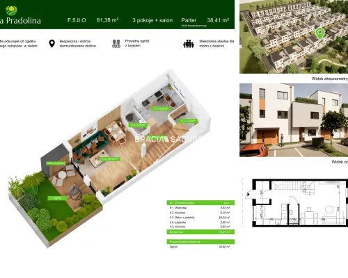 Nowa Pradolina mieszkaniez 2 poziomowe
