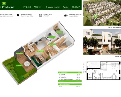 Nowa Pradolina mieszkaniez 2 poziomowe