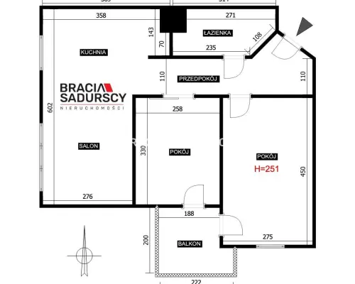 M 50M2 / 3 POKOJE / BALKON / GARAŻ / ZIELONO