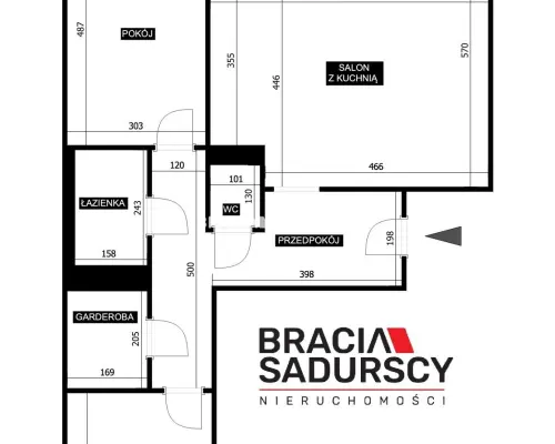 3 pokoje | 77,05 m² | loggia | garaż | Piltza