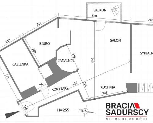 3-pok apartament na wynajem ul. Madalińskiego