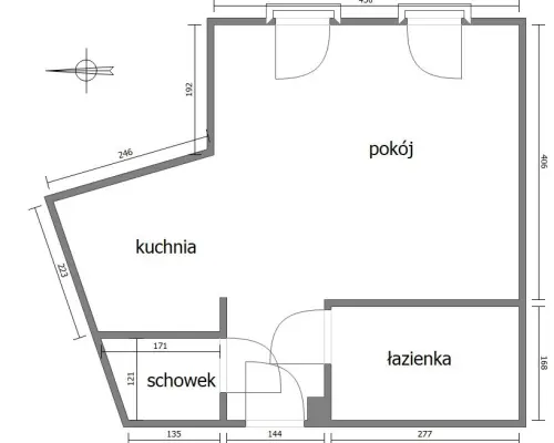 Kraków -Dębniki studio 33m2 gotowe do wprowadzenia