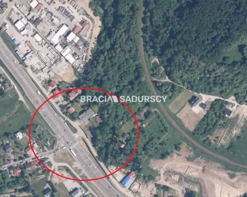 Działka w rejonie ul. Wielickiej w Krakowie