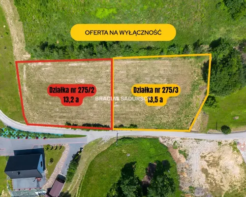 Działka widokowa w Byszynac 13 arów gm.Wieliczka