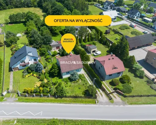Dom z dużą działką budowlaną. Rzozów 87 arów.