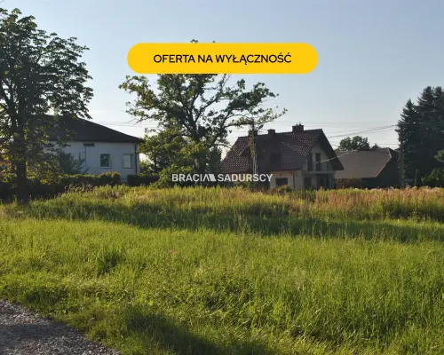 Działka budowlana przy ulicy Źyznej w Krakowie.