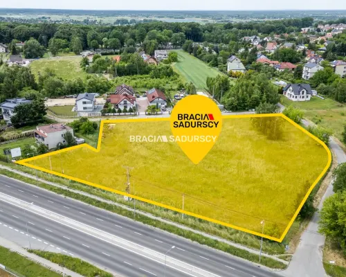 Atrakcyjny teren Tarnów przy drodze 94