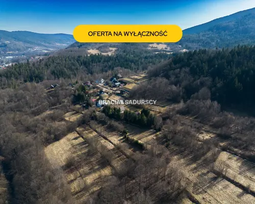 Widokowa działka w sasiędztwie lasu / MPZP / 30 ar