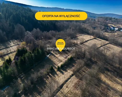 Widokowa działka w sasiędztwie lasu / MPZP / 20 ar