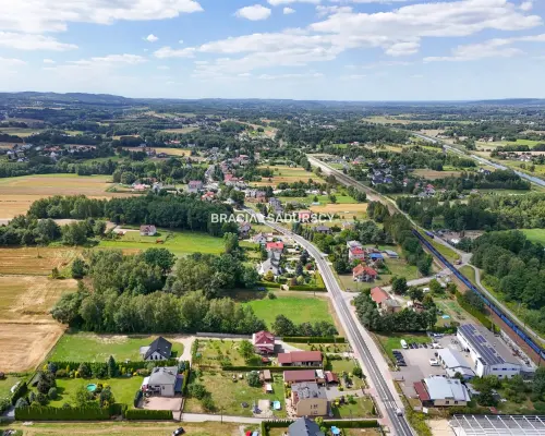 Działka usługowa / MPZP / główna droga krajowa
