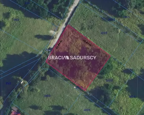 Działka 2200 m², Balice, zabudowa jednorodzinna