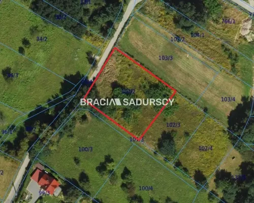 Działka 2200 m², Balice, zabudowa jednorodzinna