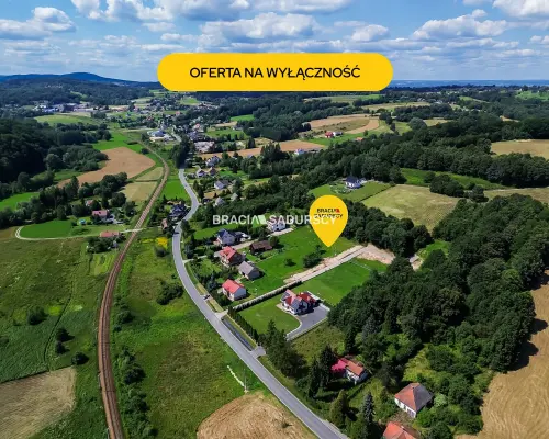 Działki z widokiem na las Leńcze Gm. Kalwaria