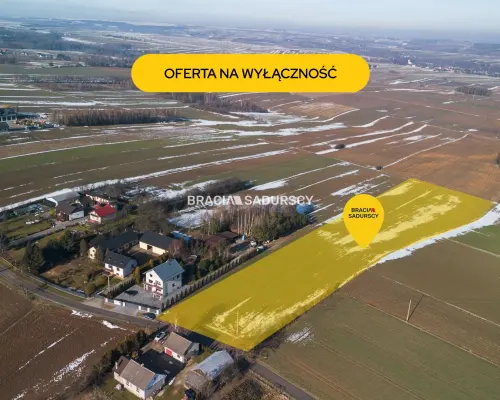 Atrakcyjna działka budowlano rolna w gminie Skała