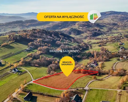 Widokowa działka w Beskidzie Wyspowym