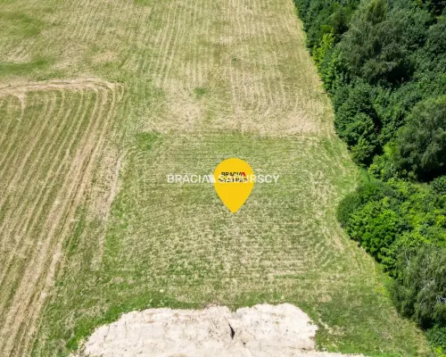 6 arów budowlanej, piękna panorama, Mogilany