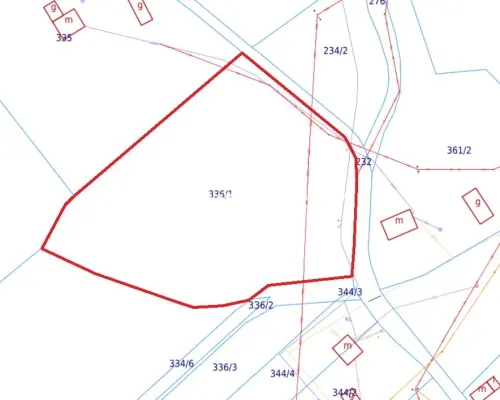 Działka budowlana 8900 m2 Poręba Żegoty