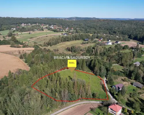 Działka budowlana 8900 m2 Poręba Żegoty