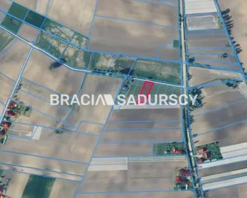 Działka budowlano-rolna o pow.: 1519 m2