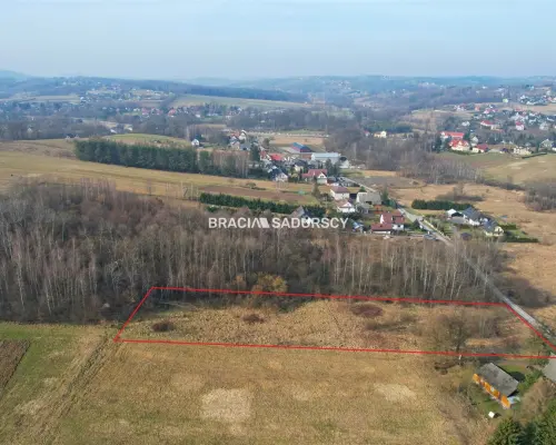 Działka w Krzyszkowicach gm. Myślenice