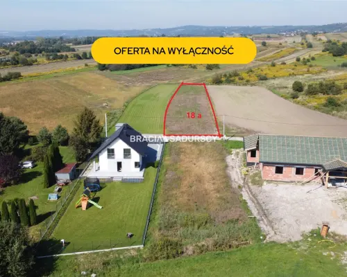 Słoneczna działka zagrodowa w Modlniczce