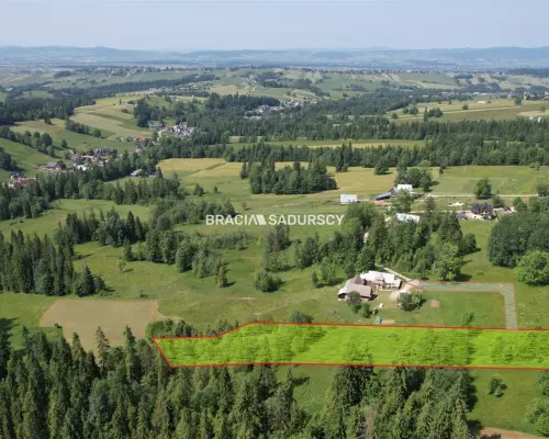 Inwestycyjny Gotowiec na Podhalu! Działka 4267 m² z WZ na 6 Domów w Bańskiej Wyżnej (os. Gielatówka) - Cena
