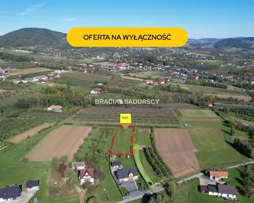 Działka budowlana w Łukowicy k/Limanowej