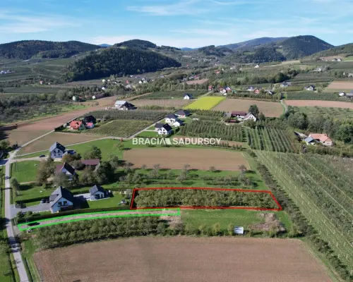 Działka budowlana w Łukowicy k/Limanowej