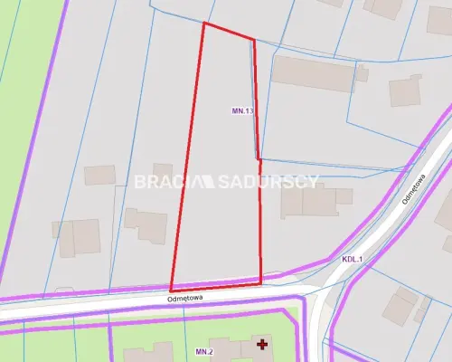 Na sprzedaż - działka budowlana 2358 m², Kraków - Nowa Huta (Mogiła)   Oferujemy piękną działkę budowlaną o powie