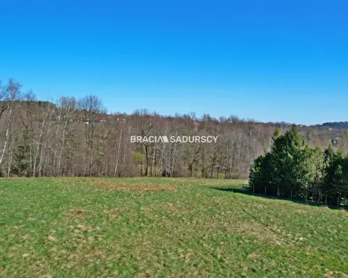 Widokowa działka budowlana w Głogoczowie