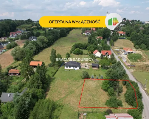 Na sprzedaż: działka budowlana 15 arów - Leńcze, gm. Kalwaria Zebrzydowska    Lokalizacja:  Oferujemy na sprzedaż at