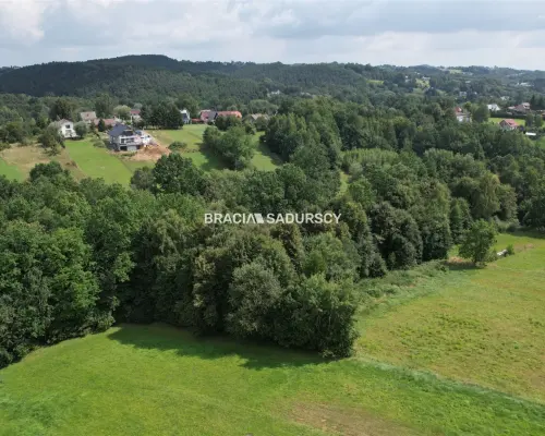 Działka budowlano-leśna. Siepraw.
